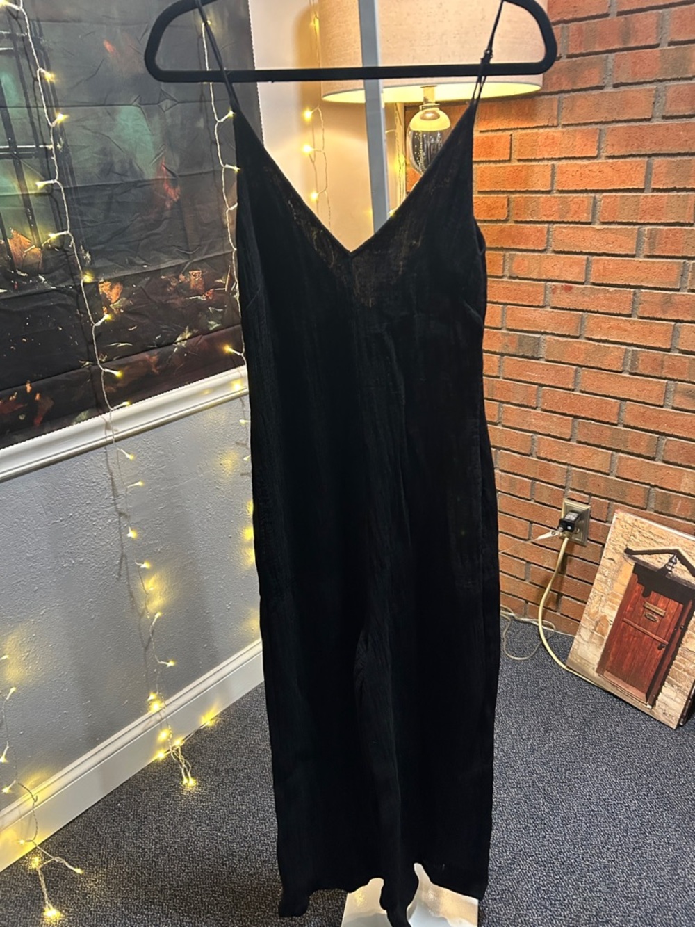Astr Black Textured Jumper